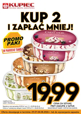 Kupiec - gazetka promocyjna Promopaki od środy 29.07 do wtorku 04.08 - strona 3