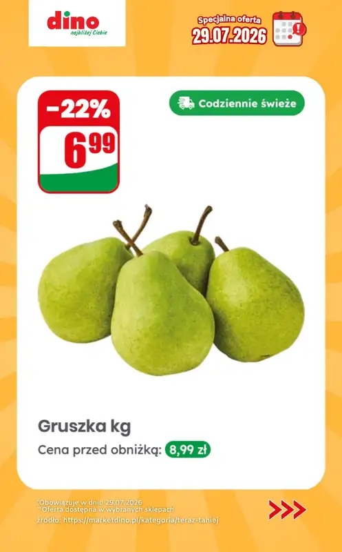 Dino - gazetka promocyjna Specjalna oferta na 29.07.2026 - promocje spoza gazetki od środy 29.07 do środy 29.07 - strona 4