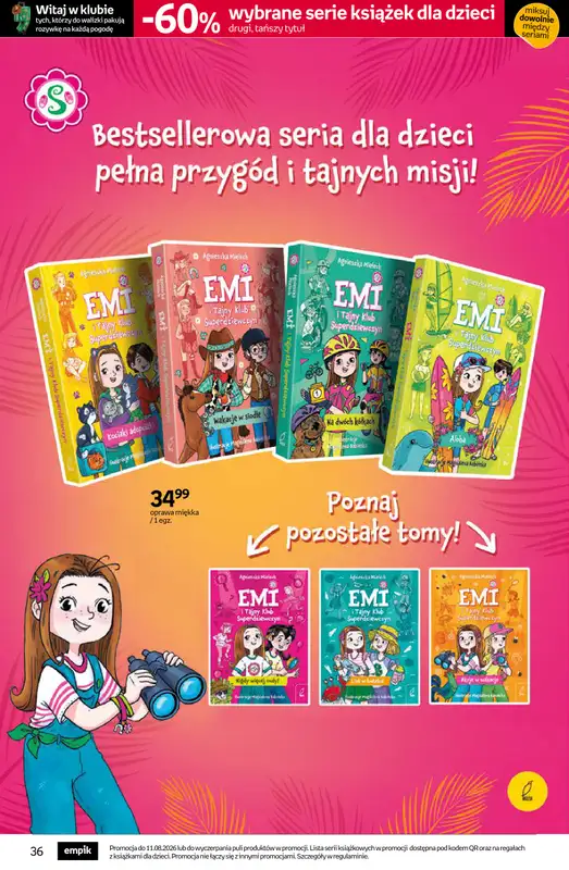 Empik - gazetka promocyjna Tom kultury: książki od środy 29.07 do wtorku 11.08 - strona 36