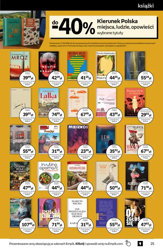 Empik - gazetka promocyjna Tom kultury: książki od środy 29.07 do wtorku 11.08 - strona 25