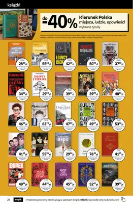 Empik - gazetka promocyjna Tom kultury: książki od środy 29.07 do wtorku 11.08 - strona 24