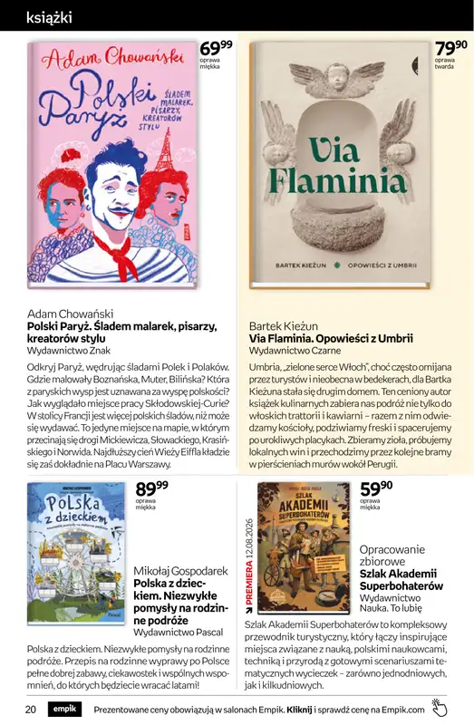 Empik - gazetka promocyjna Tom kultury: książki od środy 29.07 do wtorku 11.08 - strona 20