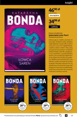 Empik - gazetka promocyjna Tom kultury: książki od środy 29.07 do wtorku 11.08 - strona 13