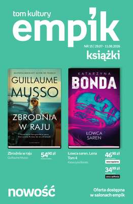 Empik - gazetka promocyjna Tom kultury: książki od środy 29.07 do wtorku 11.08