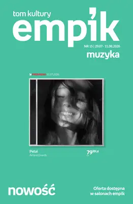 Empik - gazetka promocyjna Tom kultury: muzyka od środy 29.07 do wtorku 11.08