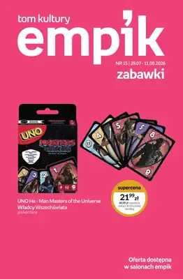 Empik - gazetka promocyjna Tom kultury: zabawki od środy 29.07 do wtorku 11.08