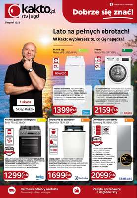 kakto.pl - gazetka promocyjna Gazetka od piątku 31.07 do poniedziałku 31.08