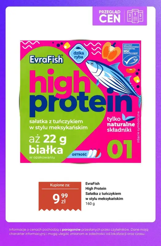 Biedronka - gazetka promocyjna Produkty proteinowe - przegląd cen od czwartku 30.07 do soboty 01.08 - strona 8
