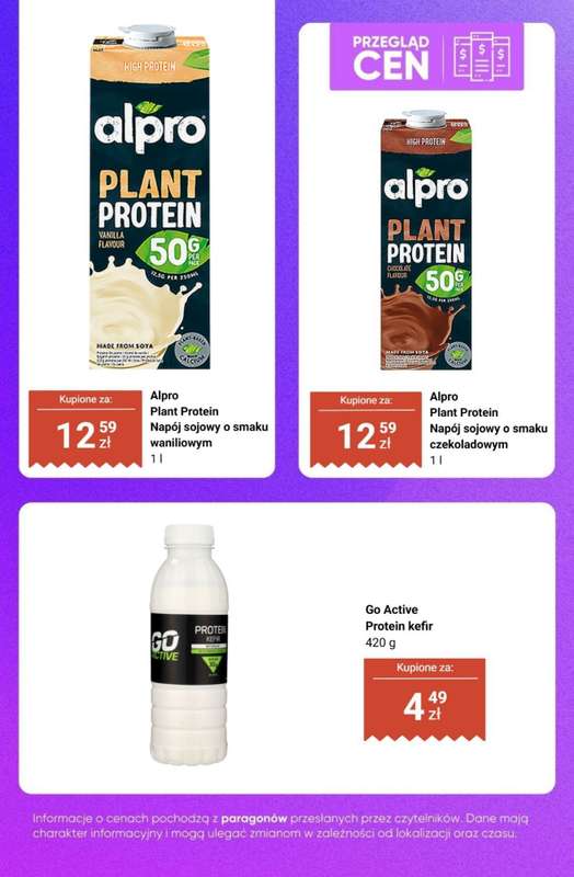Biedronka - gazetka promocyjna Produkty proteinowe - przegląd cen od czwartku 30.07 do soboty 01.08 - strona 6