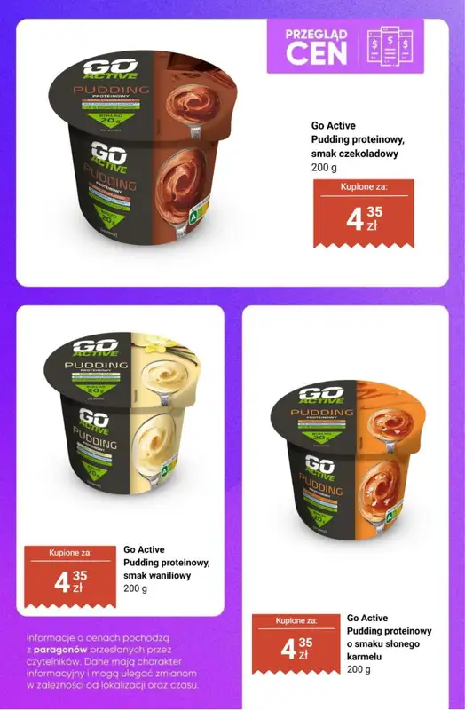 Biedronka - gazetka promocyjna Produkty proteinowe - przegląd cen od czwartku 30.07 do soboty 01.08 - strona 4