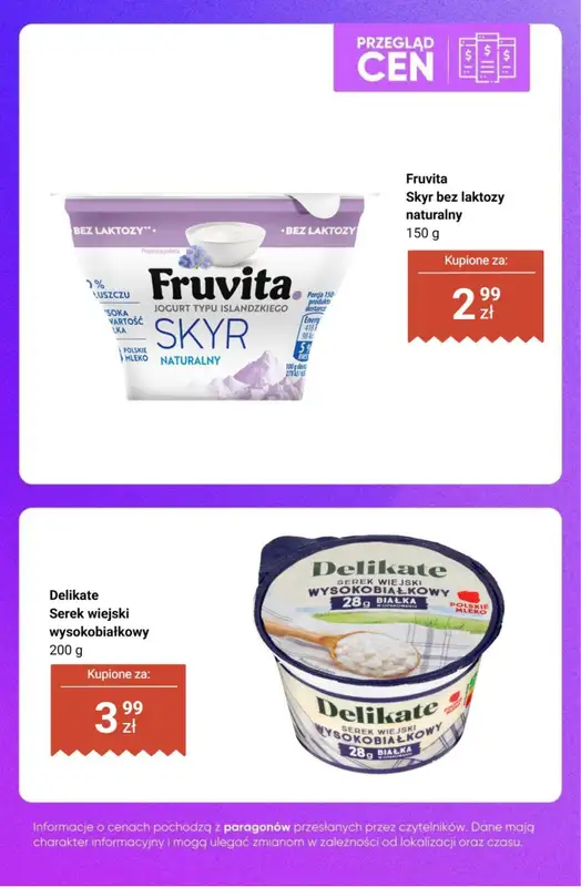 Biedronka - gazetka promocyjna Produkty proteinowe - przegląd cen   - strona 2