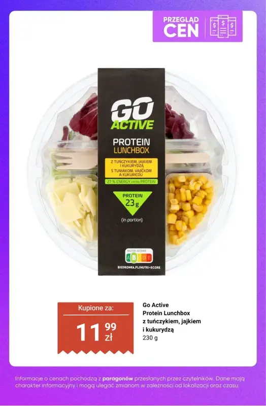 Biedronka - gazetka promocyjna Produkty proteinowe - przegląd cen od czwartku 30.07 do soboty 01.08 - strona 7