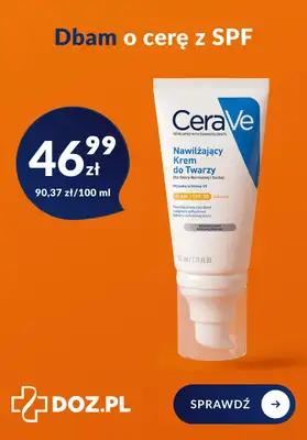 DOZ.PL - gazetka promocyjna CeraVe - Dbam o cerę z SPF od środy 29.07 do poniedziałku 17.08