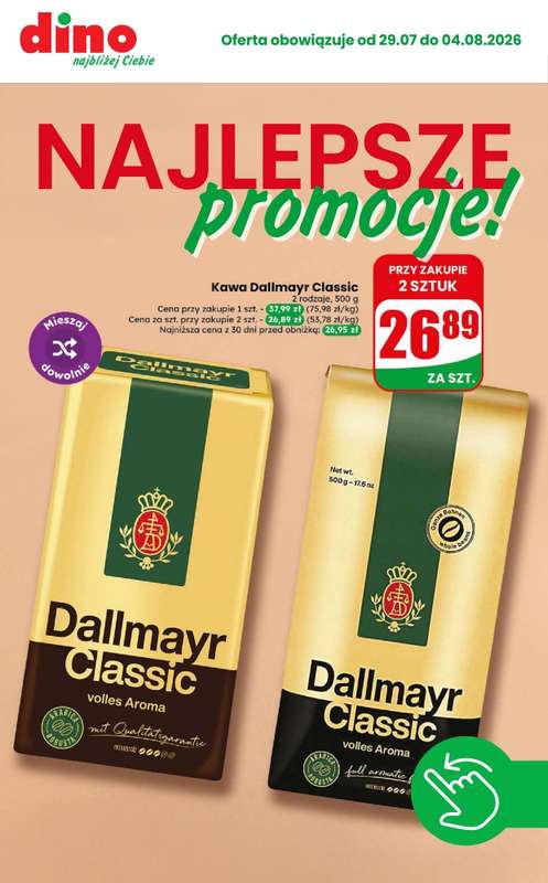 Dino - gazetka promocyjna Najlepsze promocje! od środy 29.07 do wtorku 04.08