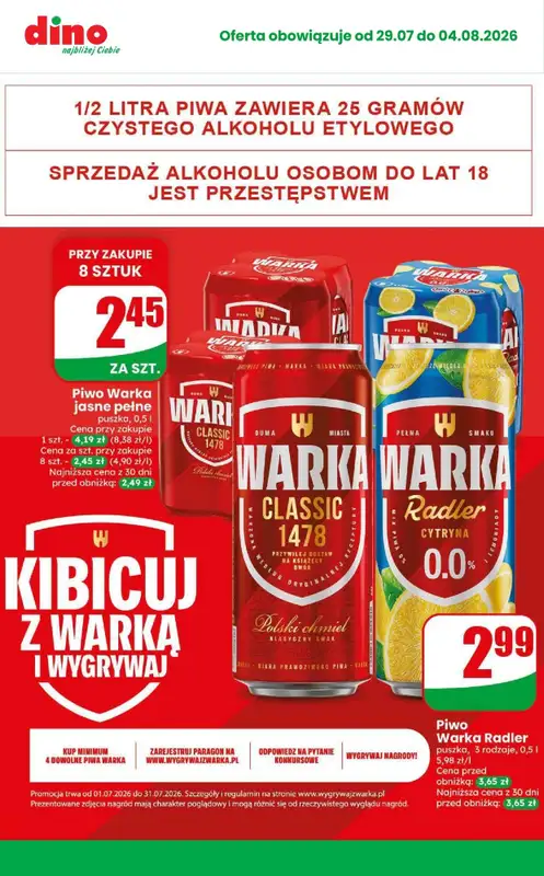 Dino - gazetka promocyjna Najlepsze promocje! od środy 29.07 do wtorku 04.08 - strona 11
