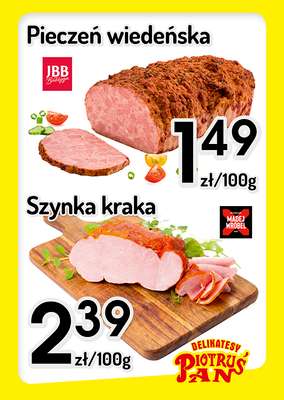 Delikatesy Piotruś Pan - gazetka promocyjna Plakaty promocyjne od środy 29.07 do środy 05.08