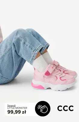 CCC - gazetka promocyjna Sneakersy dziewczęce do 100 zł od środy 29.07  - strona 10