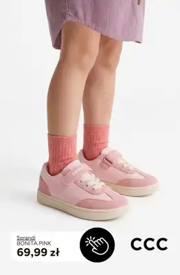 CCC - gazetka promocyjna Sneakersy dziewczęce do 100 zł od środy 29.07  - strona 2