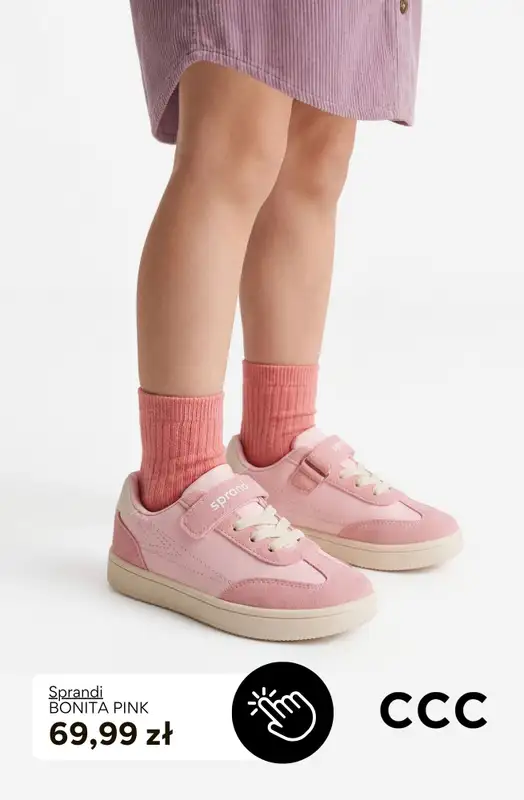 CCC - gazetka promocyjna Sneakersy dziewczęce do 100 zł od środy 29.07  - strona 2