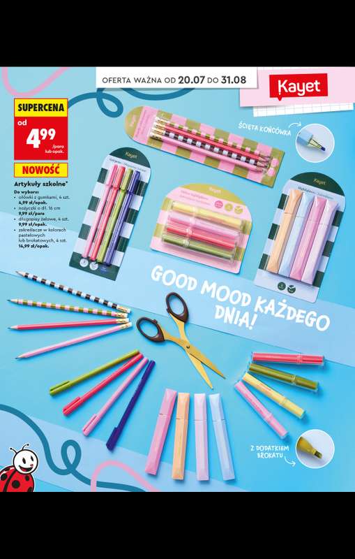Biedronka - gazetka promocyjna Do Mojej szkoły idę od poniedziałku 20.07 do poniedziałku 31.08 - strona 30