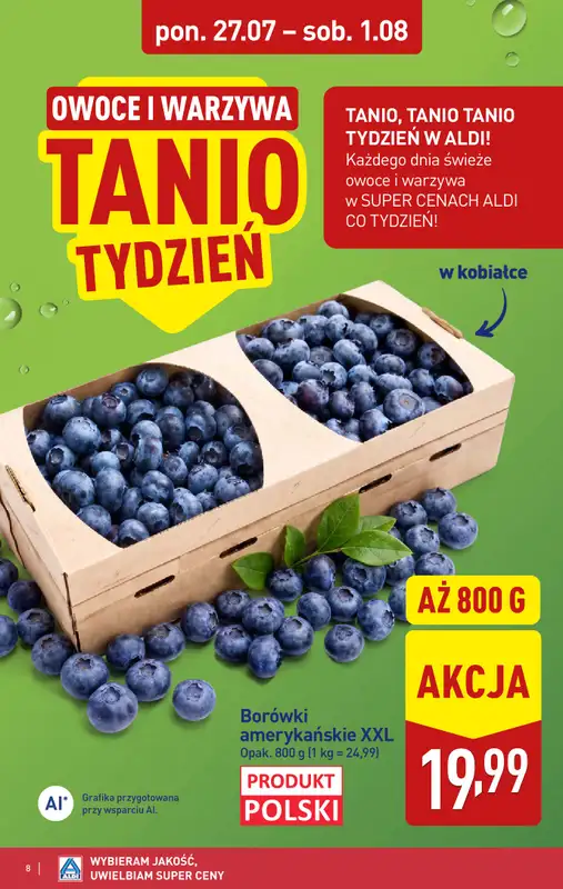 Aldi - gazetka promocyjna Pełny katalog! od poniedziałku 27.07 do soboty 01.08 - strona 8