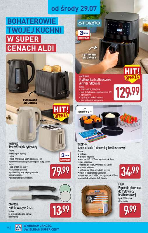 Aldi - gazetka promocyjna Pełny katalog! od poniedziałku 27.07 do soboty 01.08 - strona 28