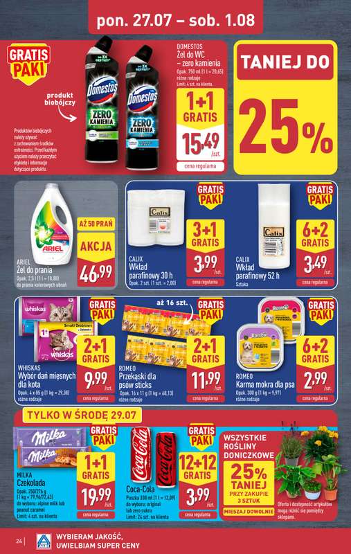 Aldi - gazetka promocyjna Pełny katalog! od poniedziałku 27.07 do soboty 01.08 - strona 24