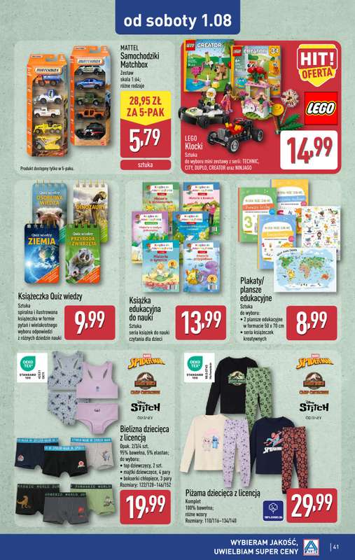 Aldi - gazetka promocyjna Pełny katalog! od poniedziałku 27.07 do soboty 01.08 - strona 41