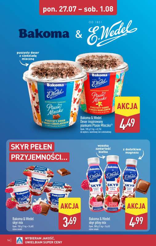 Aldi - gazetka promocyjna Pełny katalog! od poniedziałku 27.07 do soboty 01.08 - strona 16