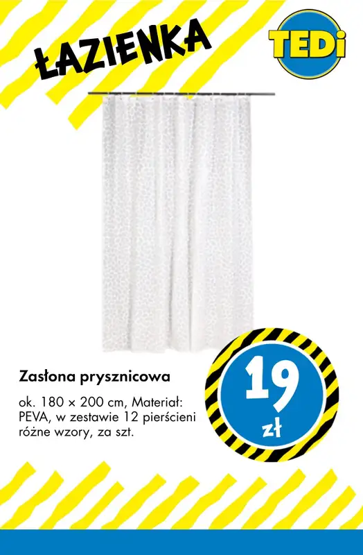 Tedi - gazetka promocyjna Akcesoria łazienkowe od środy 29.07  - strona 7