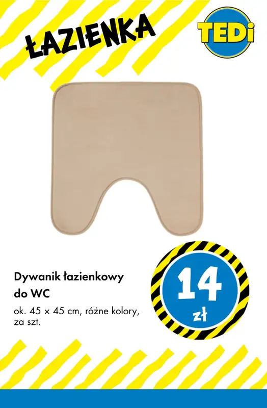 Tedi - gazetka promocyjna Akcesoria łazienkowe od środy 29.07  - strona 12