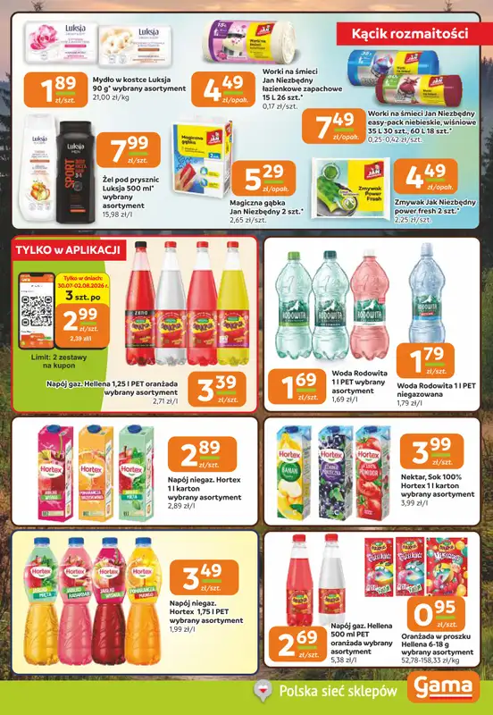 Gama - gazetka promocyjna Gazetka od czwartku 30.07 do wtorku 11.08 - strona 9