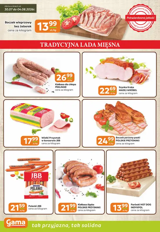 Gama - gazetka promocyjna Gazetka od czwartku 30.07 do wtorku 11.08 - strona 2