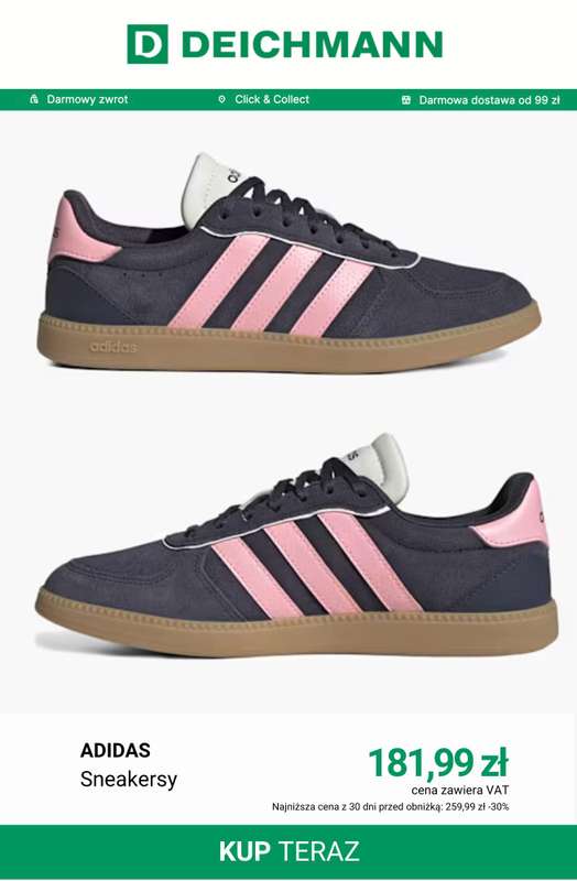 Deichmann - gazetka promocyjna Sneakersy o niskim profilu od środy 29.07  - strona 6