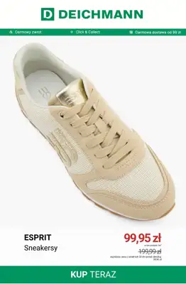 Deichmann - gazetka promocyjna Sneakersy o niskim profilu od środy 29.07  - strona 10