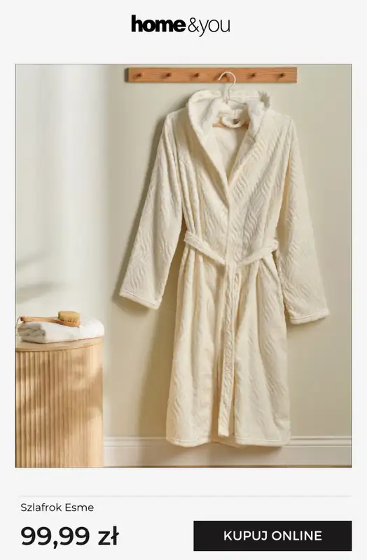 home&you - gazetka promocyjna Szlafroki damskie od środy 29.07 do niedzieli 09.08 - strona 13