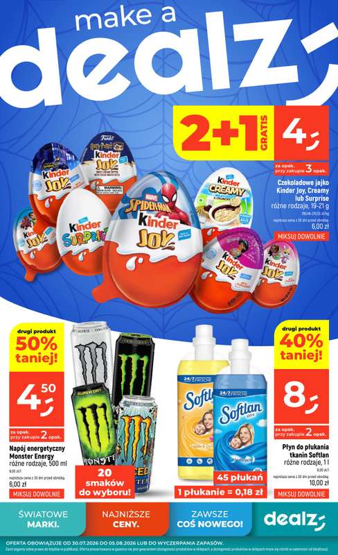 Dealz - gazetka promocyjna Make a Dealz! od czwartku 30.07 do środy 05.08