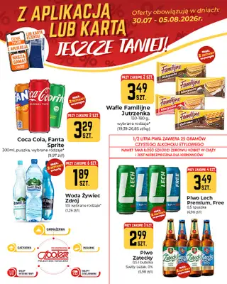 Społem Częstochowa - gazetka promocyjna Społem poleca! od czwartku 30.07 do środy 05.08