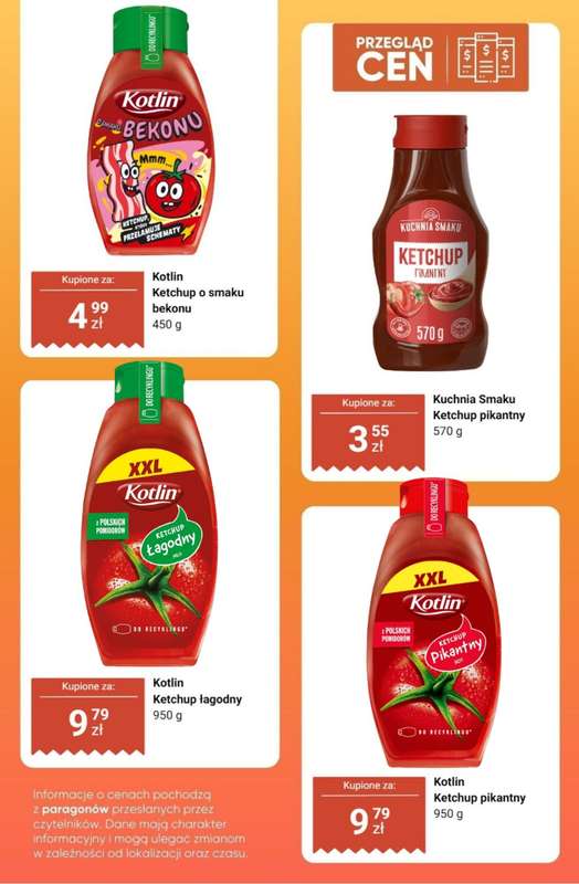 Dino - gazetka promocyjna Ketchupy i sosy - przegląd cen od czwartku 30.07 do wtorku 04.08 - strona 2