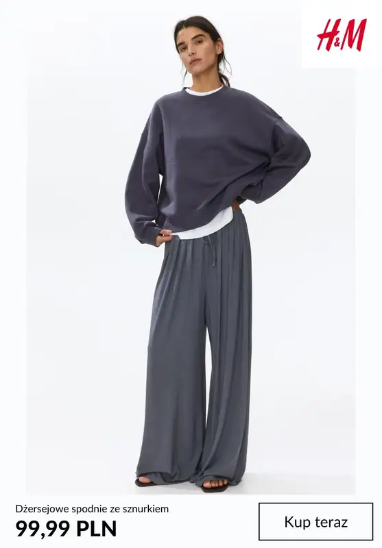 H&M - gazetka promocyjna Spodnie damskie WIDE LEG od środy 29.07  - strona 9