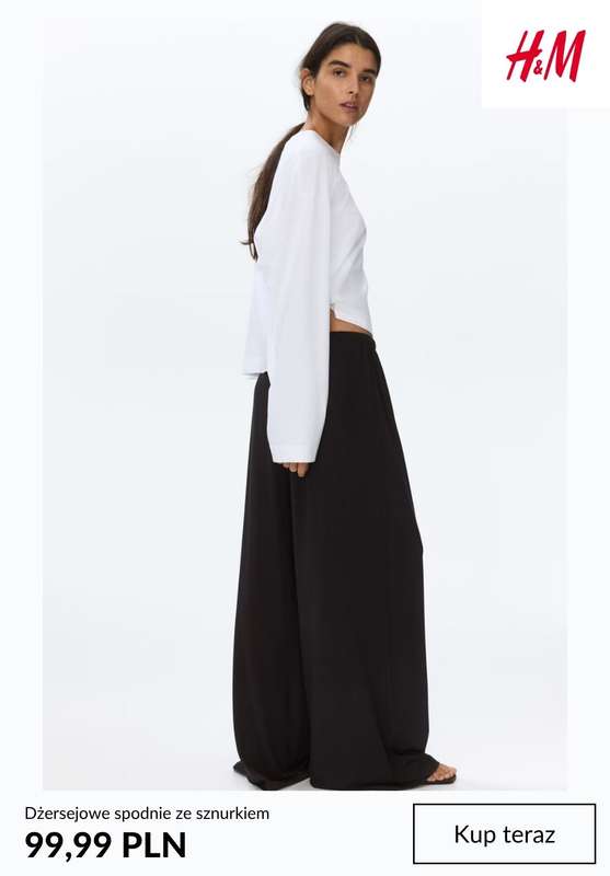 H&M - gazetka promocyjna Spodnie damskie WIDE LEG od środy 29.07  - strona 5