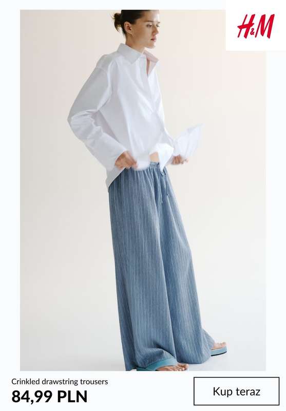 H&M - gazetka promocyjna Spodnie damskie WIDE LEG od środy 29.07  - strona 8