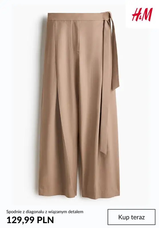 H&M - gazetka promocyjna Spodnie damskie WIDE LEG od środy 29.07  - strona 3