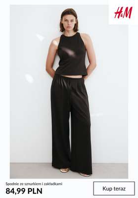H&M - gazetka promocyjna Spodnie damskie WIDE LEG od środy 29.07  - strona 2