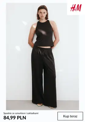 H&M - gazetka promocyjna Spodnie damskie WIDE LEG od środy 29.07  - strona 2