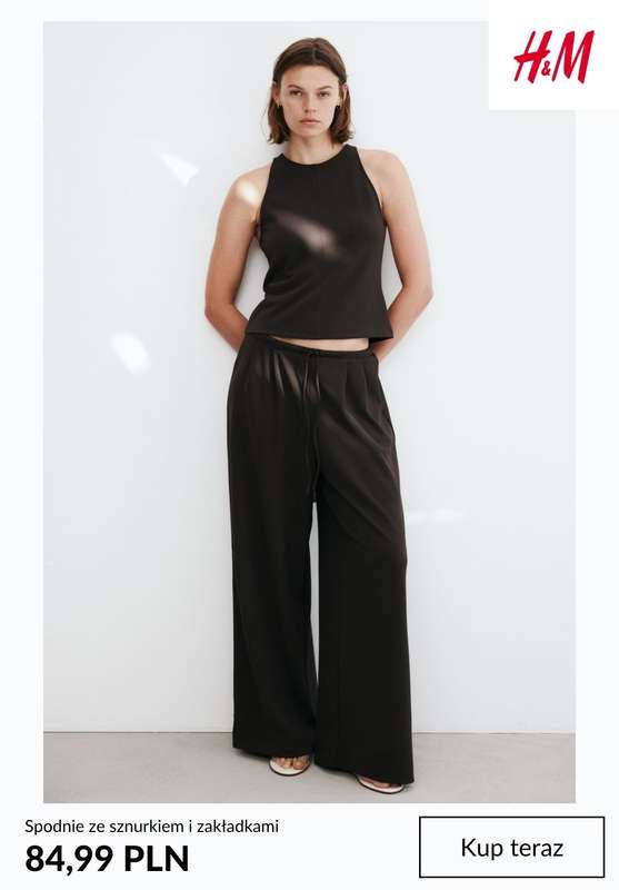 H&M - gazetka promocyjna Spodnie damskie WIDE LEG od środy 29.07  - strona 2