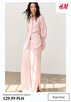 H&M - gazetka promocyjna Spodnie damskie WIDE LEG od środy 29.07  - strona 6