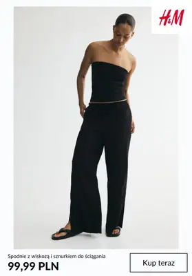 H&M - gazetka promocyjna Spodnie damskie WIDE LEG od środy 29.07  - strona 10