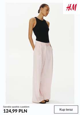 H&M - gazetka promocyjna Spodnie damskie WIDE LEG od środy 29.07  - strona 4