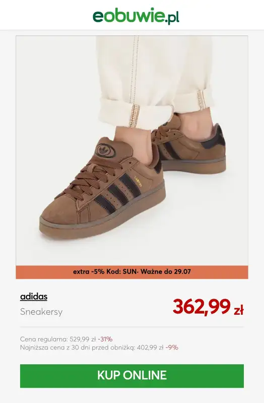 eobuwie.pl - gazetka promocyjna Tylko dzisiaj! Rabaty aż do -35% przy zakupie 2 szt. od środy 29.07 do środy 29.07 - strona 6